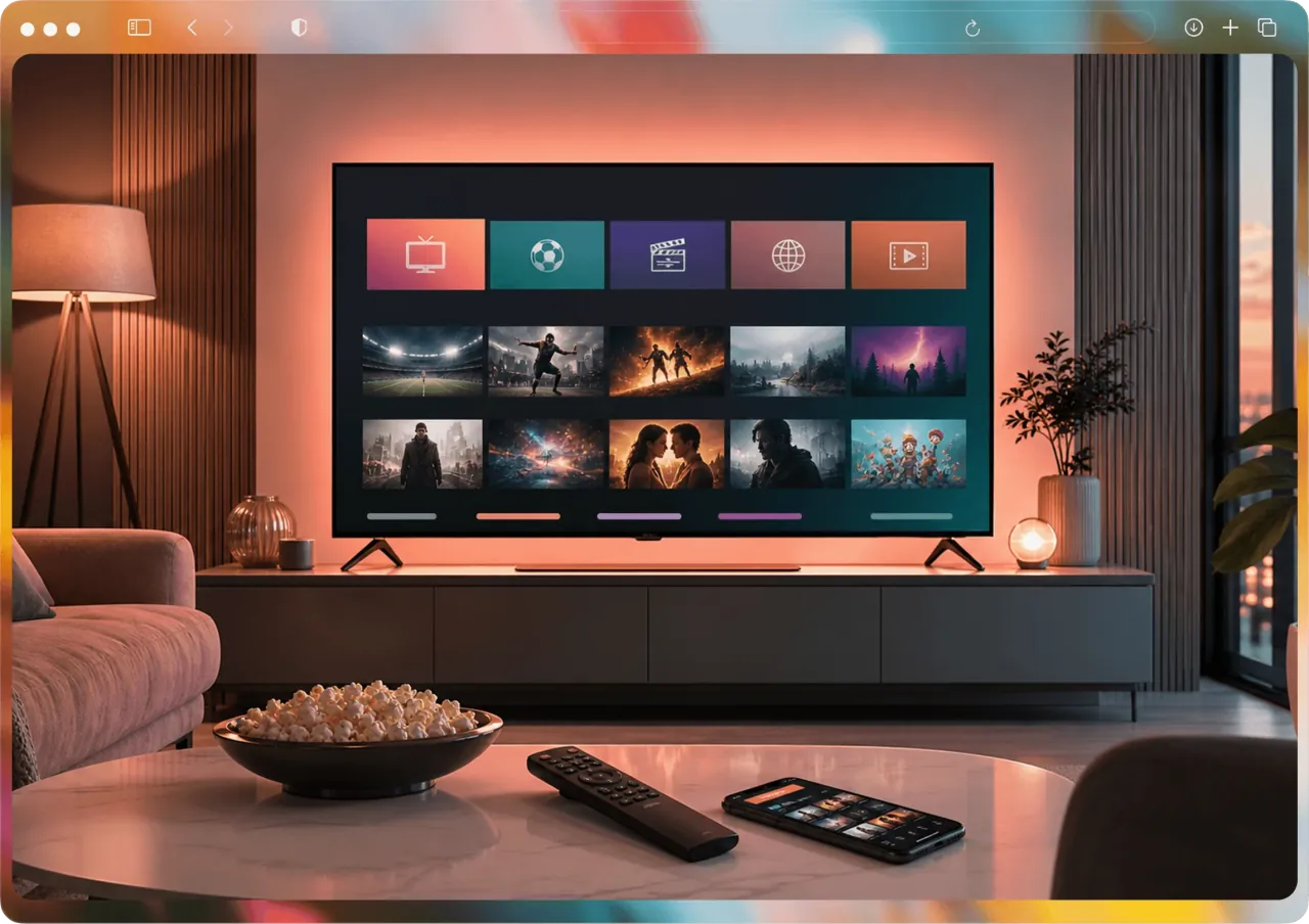 Interface ClairPlay IPTV